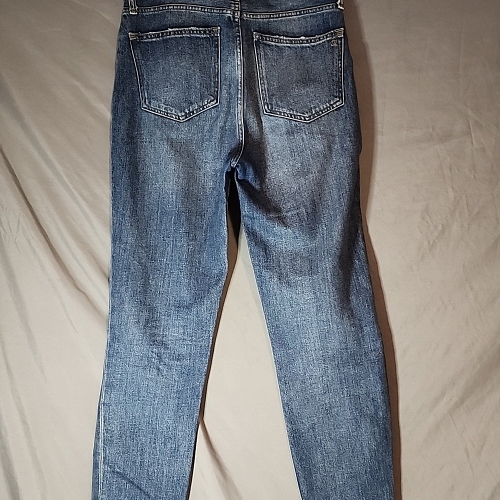 Madewell Women's Blue Straight Leg Jeans - Picture 2 of 6